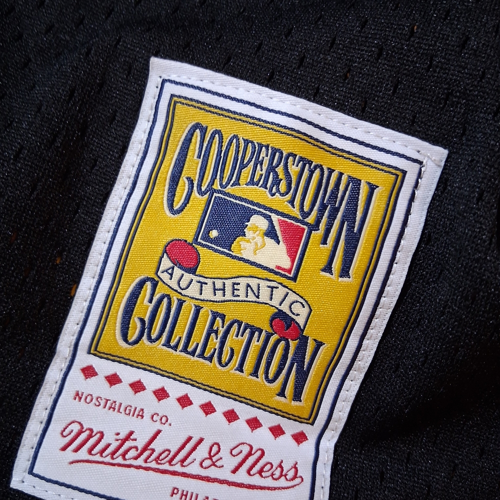 Mitchell & Ness Black Tampa Bay Devil Rays Jersey Baseball Jersey In Size 2XL - Picture 4 of 5